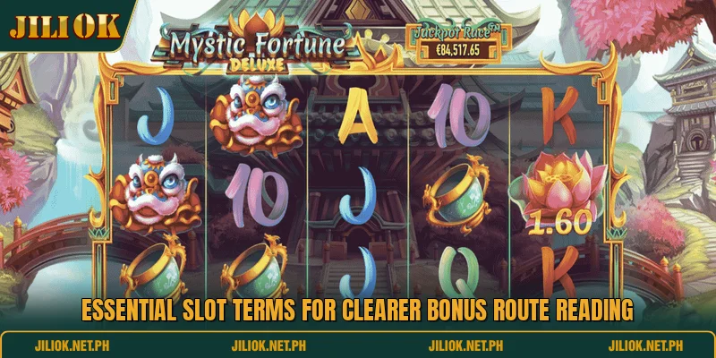 Essential slot terms for clearer bonus route reading