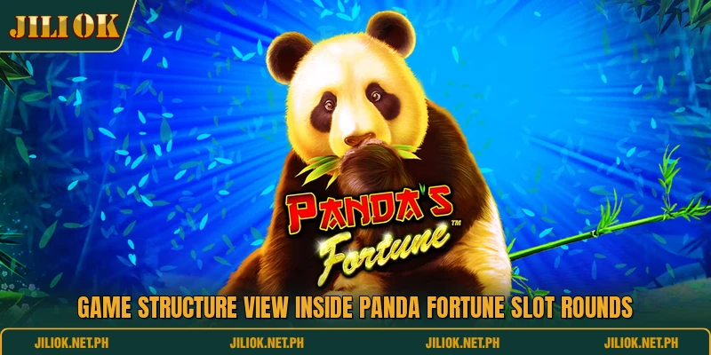 Game structure view inside Panda Fortune slot rounds