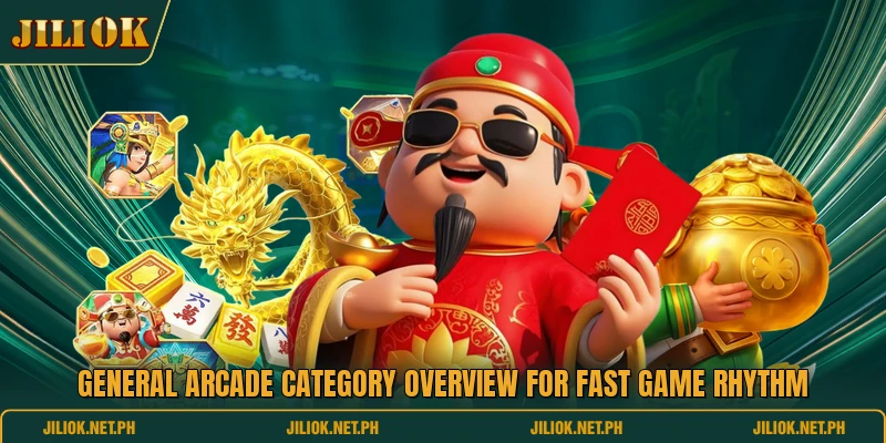 General arcade category overview for fast game rhythm