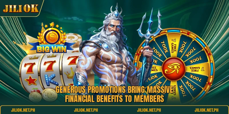 Generous promotions bring massive financial benefits to members