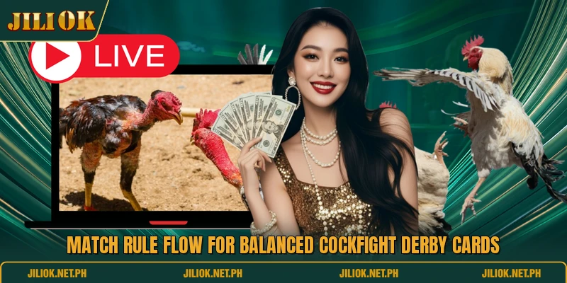 Match rule flow for balanced cockfight derby cards