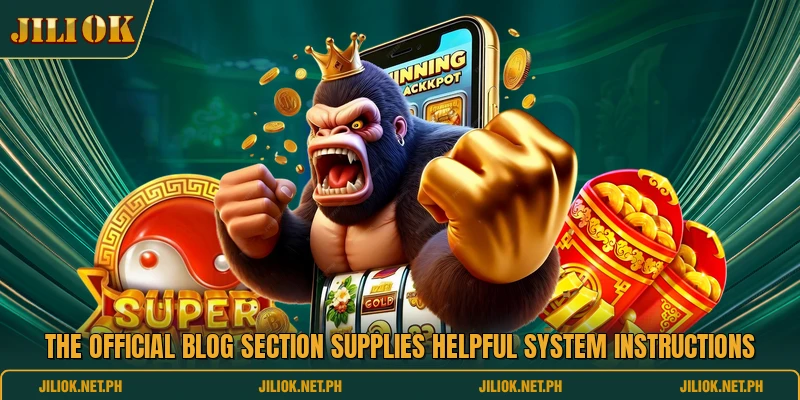 The official blog section supplies helpful system instructions